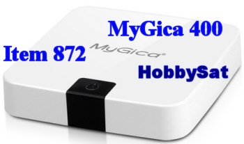 Front and rightside of MyGica ATV400 media player box smart tv